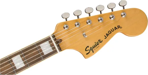 Miniatura 6 de Squier Classic Vibe - Guitarra eléctrica Jaguar de los años 70, con 2 años de garantía, 3 colores Sunburst, diapasón de laurel