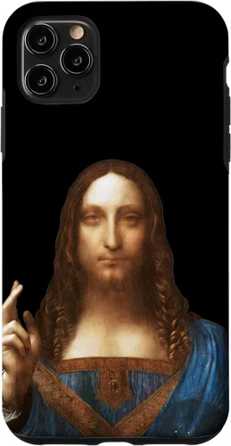 Miniatura 13 de Funda para iPhone 12 Pro Max Leonardo da Vinci - Salvator Mundi (salvador del mundo)