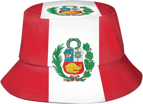 Miniatura 29 de KiuLoam Sombreros de pescador unisex con bandera, sombreros de pescador plegables para exteriores, verano, viajes, senderismo, playa, gorras