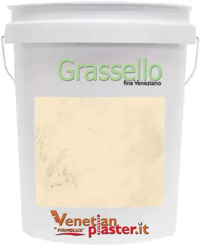 Miniatura 35 de Grassello Auténtico Yeso veneciano Yeso pulido brillante Hecho en Italia a partir de lima y mármol Colores claros (5) Color: BMAF310 Sutil