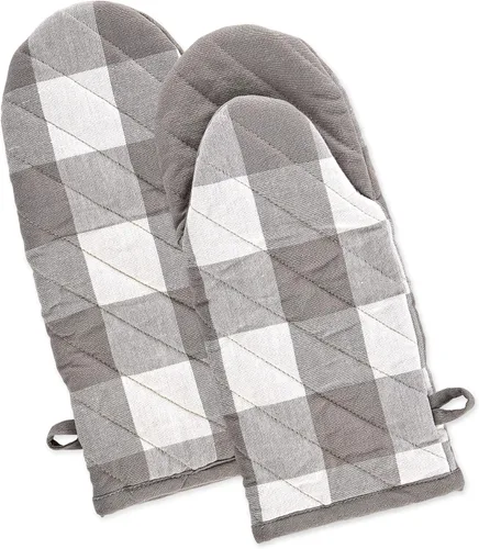 Miniatura 27 de DII Buffalo Check Kitchen Collection, juego de cocina clásico de granja, agarradera, blanco y negro, 2 piezas