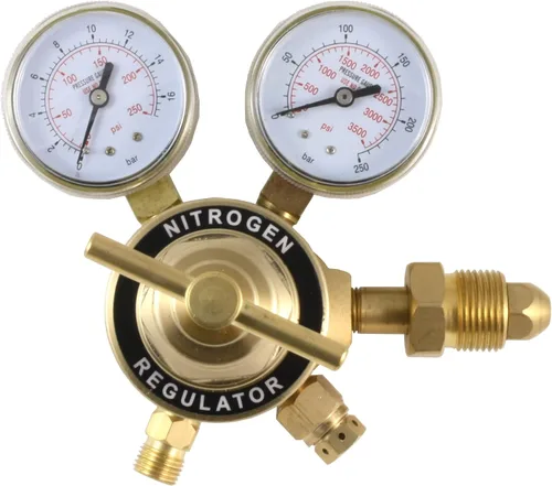 SÜA - Regulador de dos etapas para gas inerte. Conexión de entrada: CGA-580 - Conexión de salida: 9/16"-18 RH