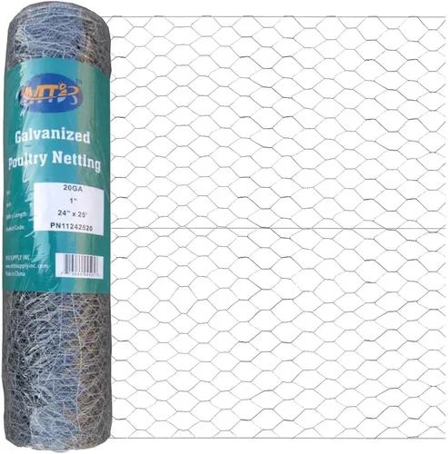 Miniatura 8 de MTB 20GA - Alambre hexagonal galvanizado para aves de corral, 12 pulgadas x 150 pies x 1 pulgada