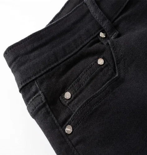 Miniatura 4 de Parches estampados para hombre diseño de retazos de moda ajustados desgastados con agujeros de mezclilla cantantes bailarines