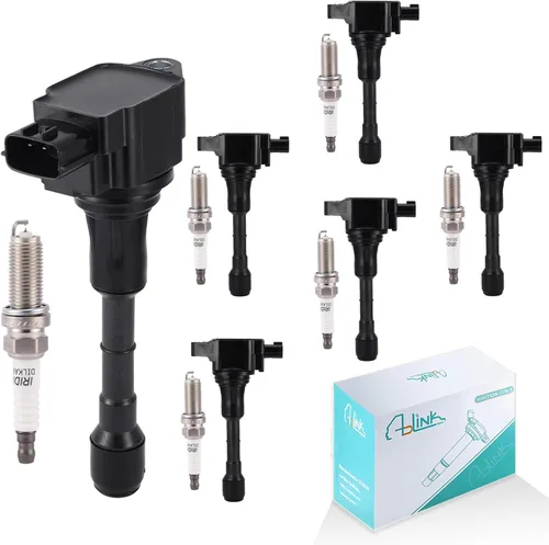 Miniatura 11 de Paquete de bobinas de encendido UF349 22401-8H515 Bujías para Infiniti I35 QX4 (3.5L 4.0L) para Nissan NV1500 NV3500 2012-2019, NV2500 2012-2020
