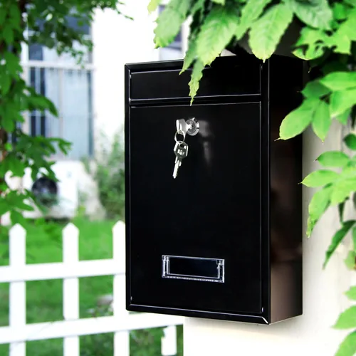 Miniatura 5 de Buzones con Cerradura Montados en la Pared Verticales – Jssmst Buzón de Correo con Cerradura de Llave y Ranura de Depósito de Capacidad Media