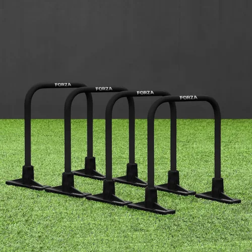 Miniatura 2 de FORZA Arcos de paso de fútbol profesional Juego de 4 objetivos de fútbol de nivel élite para mejorar las técnicas y la precisión de los pases