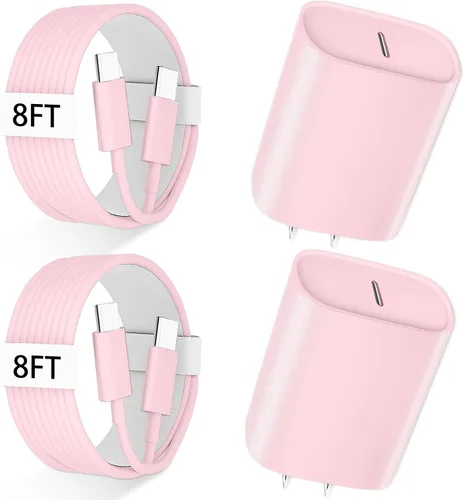 Miniatura 12 de Cargador para iPhone 17, 16, 15 Pro Max, cable largo USB C de carga rápida de 10 pies para Apple iPhone Block, con cargadores PD iPhone 17 de 20 W