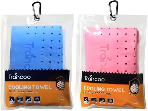 Miniatura 8 de Paquete de 6 toallas de enfriamiento PVA (33 x 7.85 pulgadas), bufanda de enfriamiento instantáneo y trapos de sudor para gimnasio, correr
