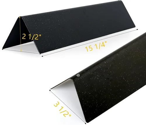 Miniatura 2 de Piezas de repuesto para Weber Spirit Grill Parts 7635, placas térmicas de parrilla revestidas de cerámica de 15.3 pulgadas para Weber Spirit I y II
