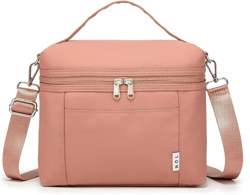 Miniatura 45 de NOL Natural Organic Lifestyle - Loncheras aisladas para mujer, bolsa enfriadora, ligera, de nailon, impermeable, para el trabajo