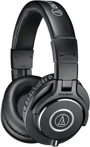 Miniatura 2 de Audio-Technica ATH-M40x - Auriculares profesionales para monitor de estudio, color negro, con ingeniería de vanguardia, copas auriculares giratorias