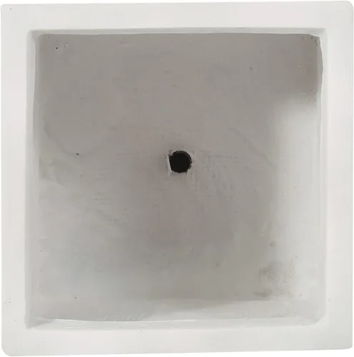Miniatura 6 de Burgos - Maceta pequeña para exteriores, piedra fundida, color blanco antiguo