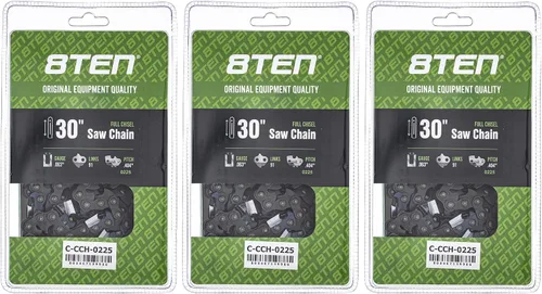 Miniatura 101 de 8TEN Cadena de motosierra semi cincel de 6 pulgadas .050 1/4 42 DL para Worx WG320 Black & Decker LLP120 (paquete de 3)