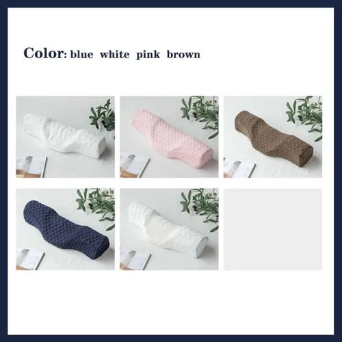 Miniatura 6 de Almohada cervical para el cuello para aliviar el dolor al dormir, almohada cervical de espuma viscoelástica para aliviar el dolor de cuello rígido
