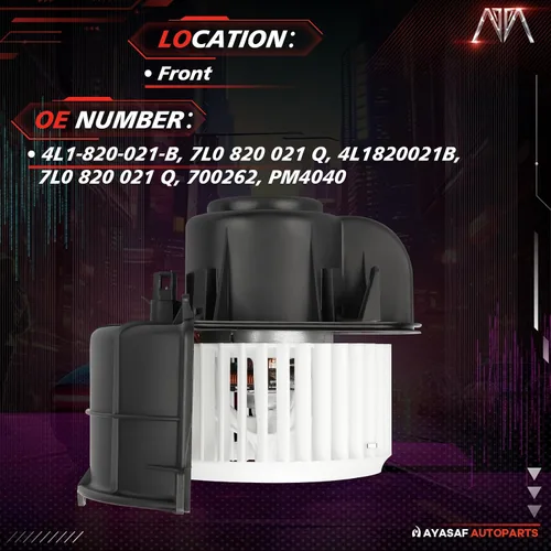 Miniatura 2 de 700262 Conjunto de motor de ventilador HVAC para Audi 2007-2015 Q7, para VW 2004-2010 Touareg