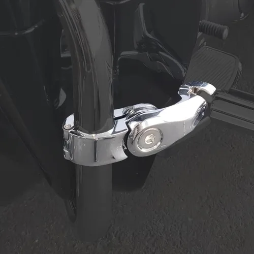 Miniatura 2 de Kit de montaje de clavija de carretera en ángulo largo de 1-1/4 pulgadas para Harley Touring Road King Street Glide Road Glide Electra Glide Softail