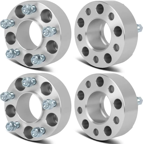 Miniatura 13 de SCITOO 4 adaptadores de rueda de 5 x 4.5 pulgadas, adaptadores espaciadores de rueda de 2 pulgadas con pernos de 1/2 pulgada para Dodge Nitro