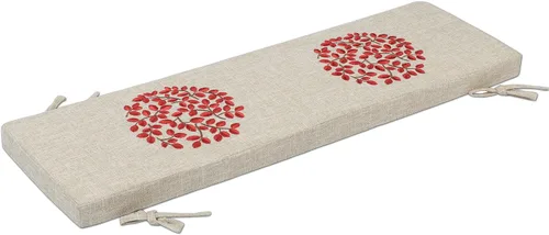 Miniatura 12 de Cojín de banco para interiores y exteriores, cojín de banco personalizado, almohadillas de asiento de banco de espuma gruesa antideslizante
