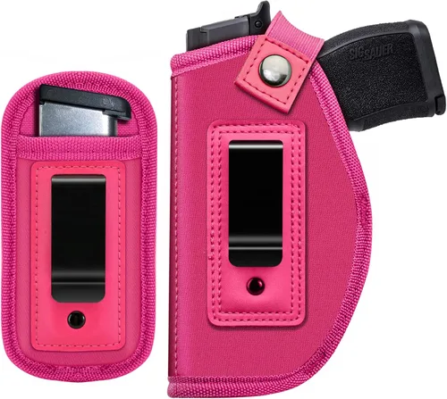 Miniatura 9 de Funda de pistola para mujeres/hombres, fundas IWB universales para transporte oculto, fundas de pistola diestra/siniestra, compatibles con S&W M&P