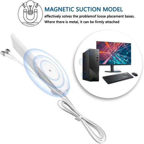 Miniatura 4 de ZAHARA Antena WiFi 6E de tres bandas RP-SMA de 2.4/5.8/6GHz para ASUS ROG Strix B550-F Gaming WiFi II/Prime B550-PLUS/ROG Strix B550-A B450-F B650-A