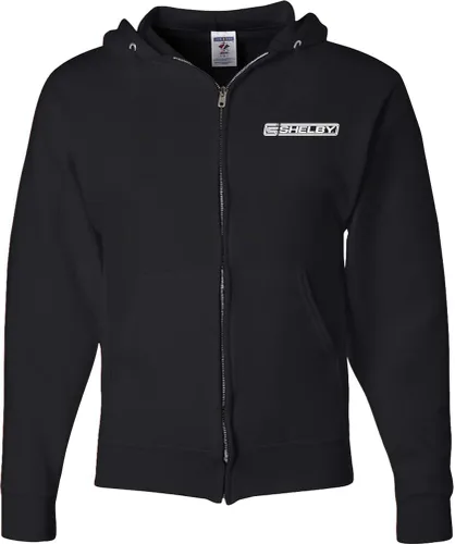 Miniatura 2 de Ford Mustang - Sudadera con capucha con cremallera completa, color rojo Shelby GT500