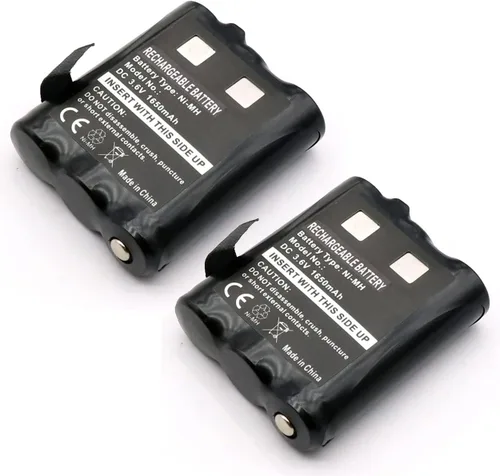 2 baterías de 1650 mAh PMNN4477AR 1532 compatibles con Motorola Talkabout T200 T210 T260TP T265 T270 T280 T400 T402 T460 T465 T470 T475 T478 T478