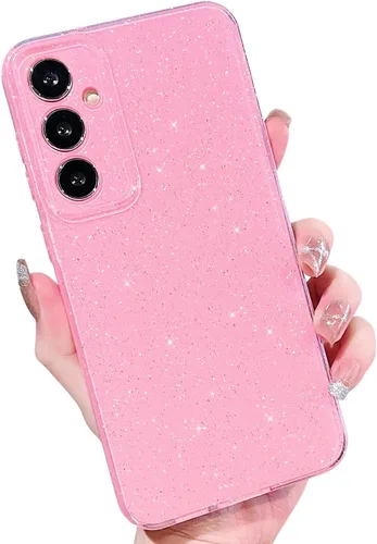 Miniatura 44 de MINSCOSE Funda compatible con Samsung Galaxy A14 5G, bonita funda delgada con purpurina fina, a prueba de golpes, de TPU para mujeres y niñas