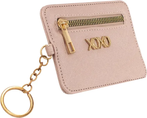 Miniatura 2 de XOXO Cartera grande Saffiano multifunción para mujer Metallic Blush L Minimalista
