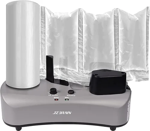 Miniatura 8 de Máquina de almohada de aire para embalaje rápido – JZBRAIN 110V YE300 Air Cushion Machine sella a 7.2-9.8 pies/min Envoltura de embalaje de burbujas