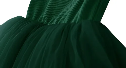 Miniatura 3 de Vestido tutú para niñas pequeñas, con mangas con vuelo, sin mangas, vestido de tul de princesa, vestido de fiesta vintage para niñas pequeñas