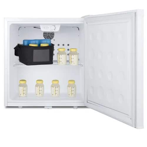 Miniatura 3 de ACCUCOLD Momcube Refrigerador de leche materna de 19 pulgadas, capacidad de 1.7 pies cúbicos, refrigerador compacto, refrigerador médico, cerradura