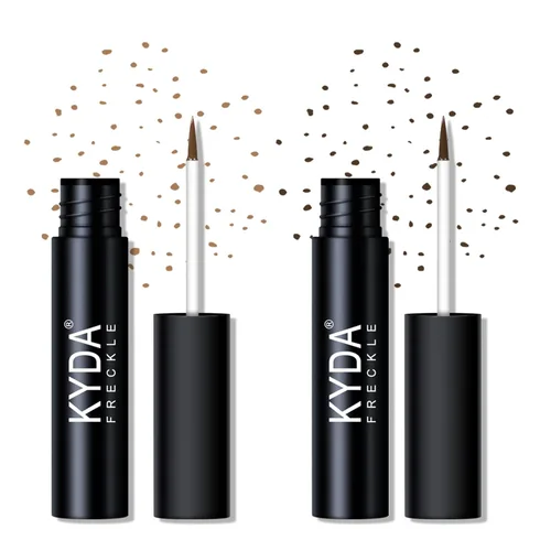 Miniatura 10 de KYDA Maquillaje líquido para pecas, pecas sintéticas resistentes al agua, aspecto natural, para construir, de larga duración, bolígrafo de punto