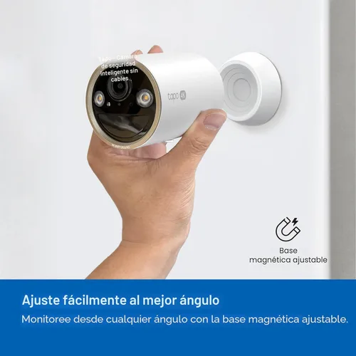 Miniatura 5 de Tapo MagCam - Cámara de seguridad inalámbrica 4K para exteriores, batería de hasta 200 días, montaje magnético, detección de personas/vehículos