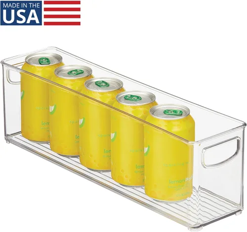 Miniatura 2 de iDesign - Contenedor apilable de plástico reciclado, perfecto para guardar bolsas de leche materna, transparente