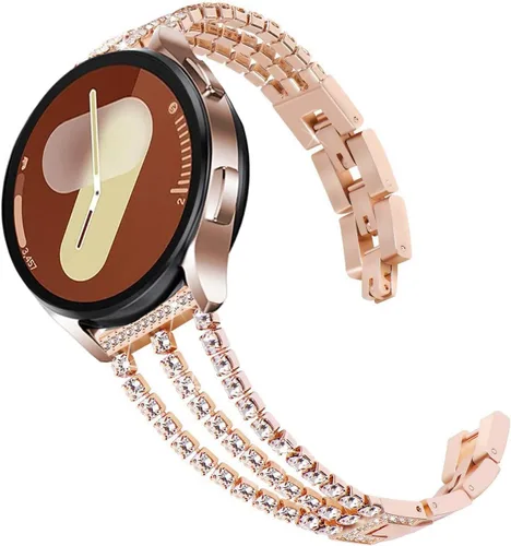 Miniatura 7 de DEALELE Correas compatibles con Samsung Galaxy Watch 6/6 Classic / 5/5 Pro / 4/4 Classic / 3 1.614 in / Active 2, correa de repuesto de metal de 1#