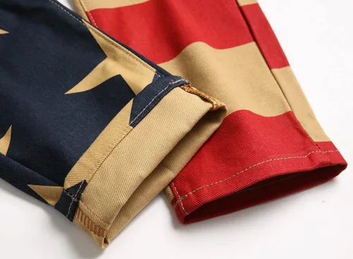 Miniatura 66 de Enrica Pantalones vaqueros estampados casuales para hombre