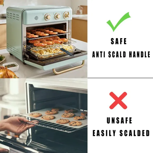 Miniatura 6 de Extractor de bandeja de horno tostadora de convección para freidora de aire, extractor de parrillas, clip para parrillas, clip para horno, clip