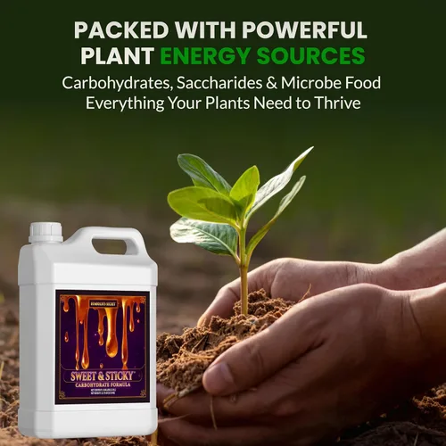 Miniatura 3 de Humboldts Secret Sweet & Sticky - Fuente de energía con carbohidratos y sacáridos - Mejora el aroma y el sabor de las plantas - Tierra para macetas