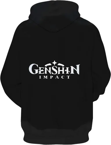 Miniatura 3 de Msdosbt Anime Game 3D Printed Hoodies Unisex Sweatshirt with Front Pocket Pullover for Men and Women