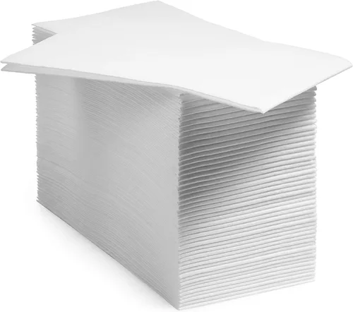 BloominGoods - Paquete de 50 servilletas de baño desechables de 12 x 17 pulgadas, toallas de invitados clásicas Lite de un solo uso, fabricadas en