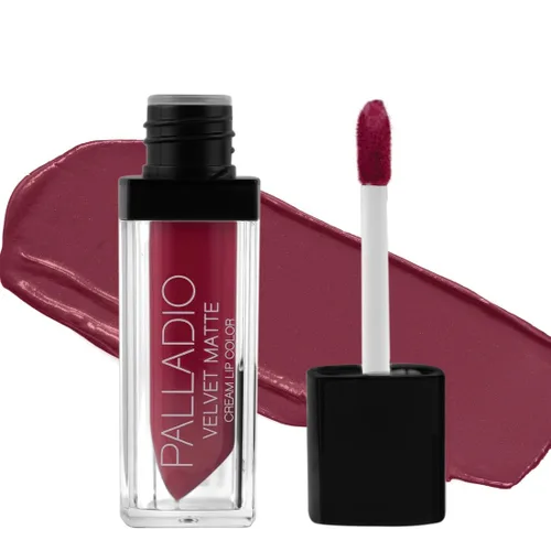 Miniatura 10 de Palladio Velvet Matte Cream Lip Color, Angora