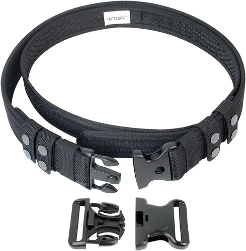 Miniatura 2 de TAFTACFR Cinturón de servicio para la aplicación de la ley Utilidad Seguridad Policía Militar 2.0 "Tactical Patrol Belt Set