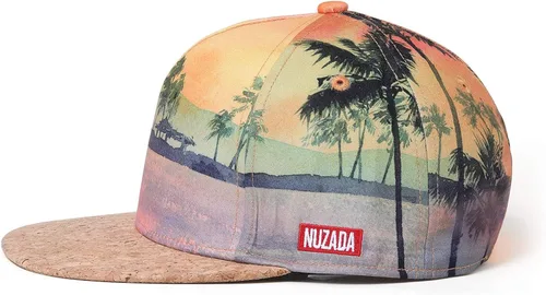 Miniatura 2 de NUZADA Snapback Hats for Men Flat Bill Hat Hip Hop Style Originales Print Adjustable Flat Brim Baseball Cap