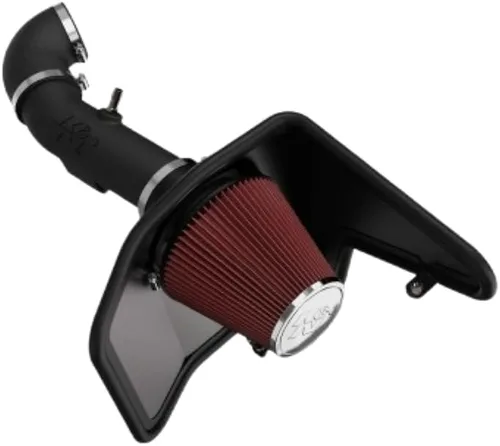 Miniatura 11 de K&N Sistema de admisión de aire frío: Filtro de aire de alto flujo, aumento del rendimiento y aceleración: Compatible con Chervolet 2012-2015