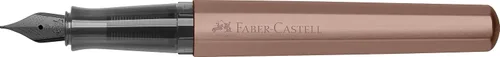 Miniatura 4 de Faber-Castell HEXO - Pluma estilográfica, bronce, extrafina: moderna pluma estilográfica con punta extra fina de acero inoxidable negro, agarre