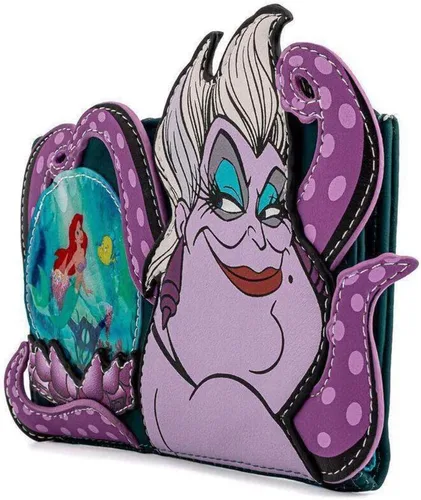Miniatura 2 de Disney Villains Scenes Ursula Crystal Ball Flap Wallet, Minimalista