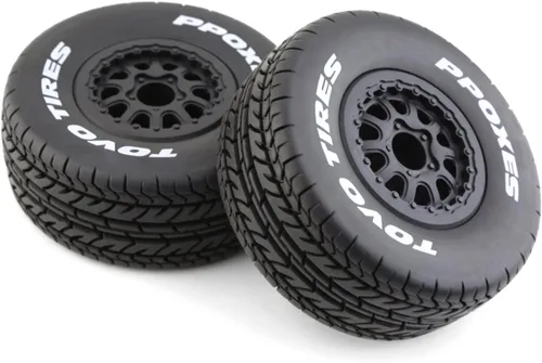 Miniatura 5 de Lifehead 1/10 RC Short Course - Neumáticos para camiones todo terreno, adecuados para TRAXXAS Slash4X4 ARRMA SENTON 4X4 V3 Losi Ford Raptor Baja