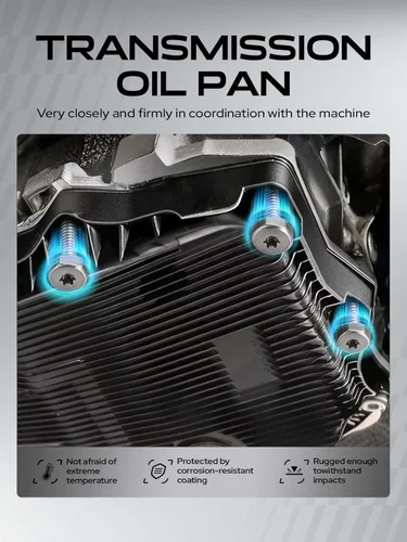 Miniatura 4 de YHTAUTO Reemplazo de la bandeja de aceite de transmisión y tapón de drenaje para Volkswagen Golf 2010-2018, Beetle Passat Jetta Rabbit y Audi TT