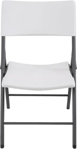 Miniatura 4 de LIFETIME 80191 Silla plegable comercial ligera, granito blanco con marco gris, paquete de 4